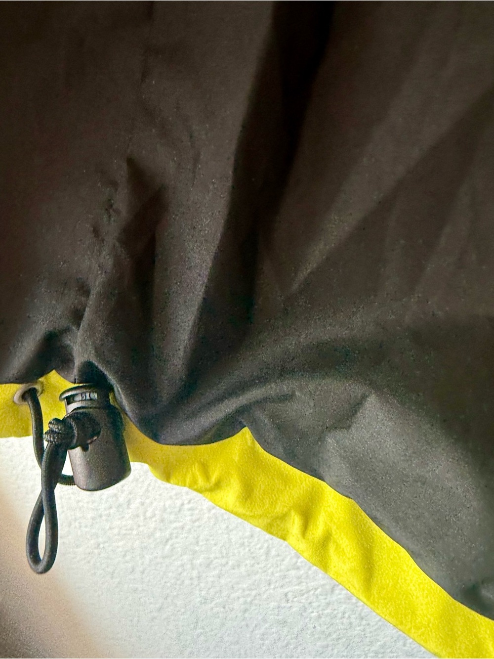 The North Face Men’s Yellow and Black Hooded Jacket - Picture 5 of 9